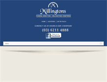 Tablet Screenshot of millingtons.com.au